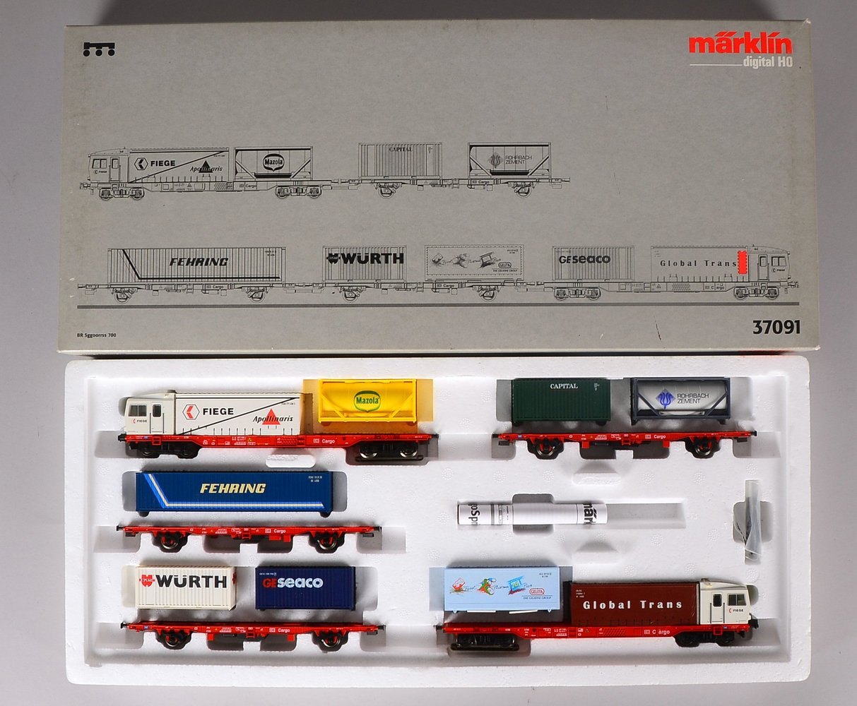 Märklin 'H0' digital: '37091 - Dieseltriebzug Cargo Sprinter der DB', 5-tlg., in OVP