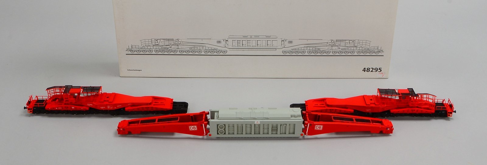 Märklin 'H0': '48295 - Tragschnabelwagen/Schwerlastwagen', in original Verp.
