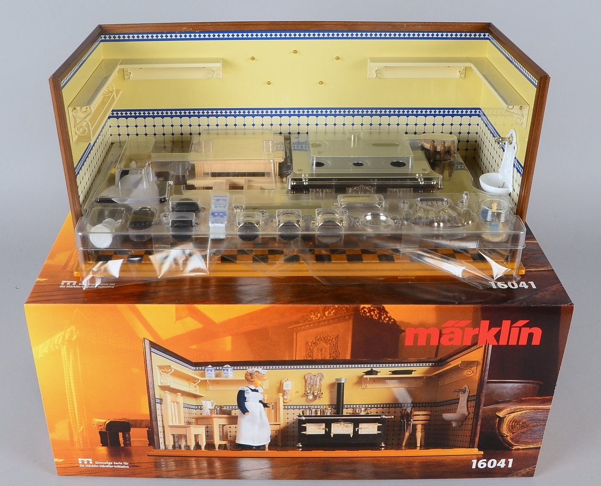 Kinder-Blechspielzeug, Märklin-'Puppenküche', Modell '16041', in OVP - neuwertig!
