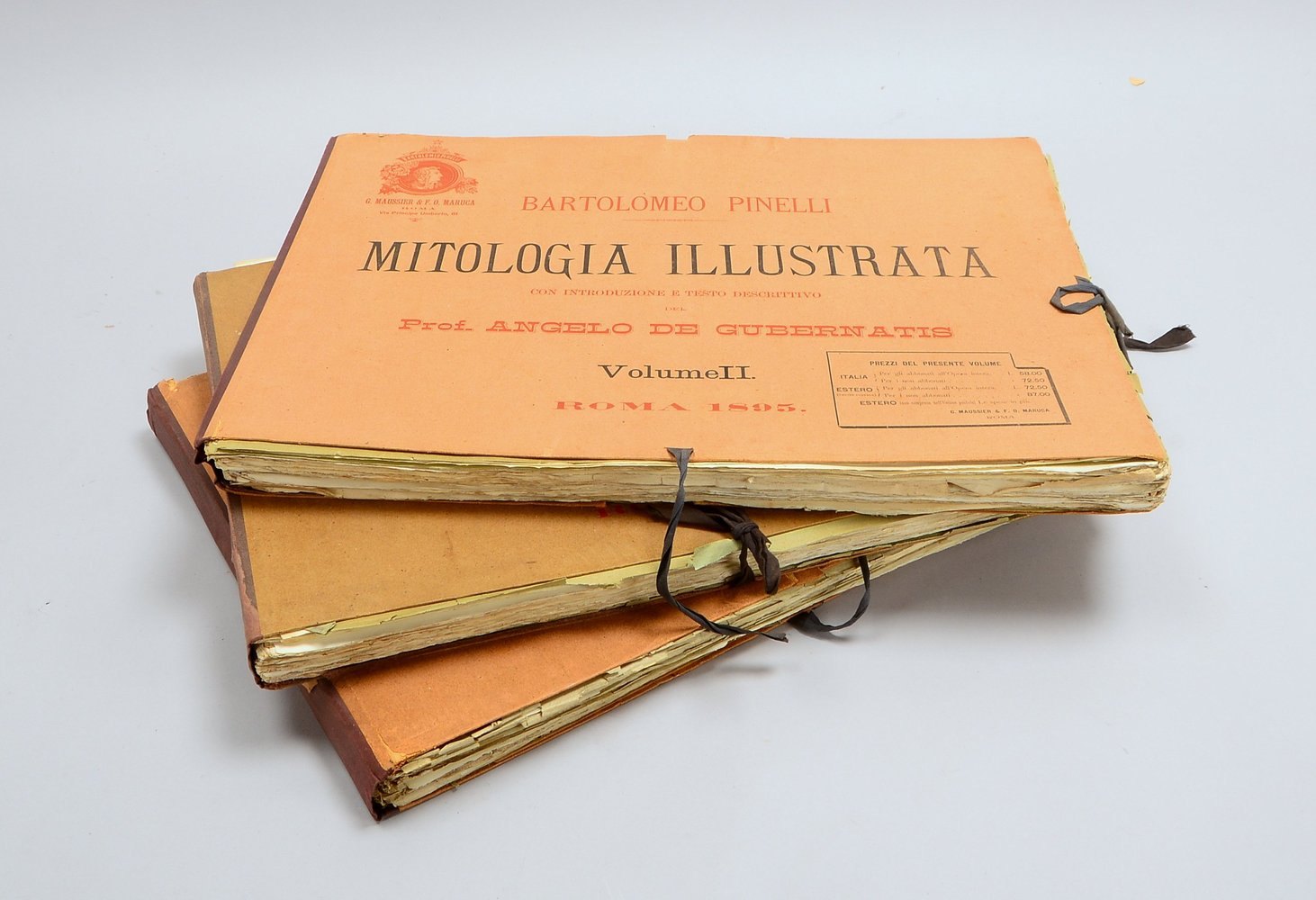 Pinelli, Bart., 'Mitologia Illustrata', Vol. I - III; Rom (1895-96): G. Maussier & F.O. Marula
