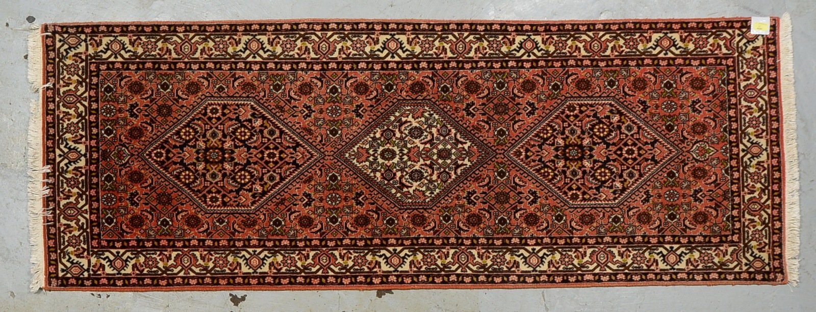 Bidjar-Galerie (Iran), feste mittelfeine Kn., dichter Flor - guter Zust.; Maße 208 x 75 cm