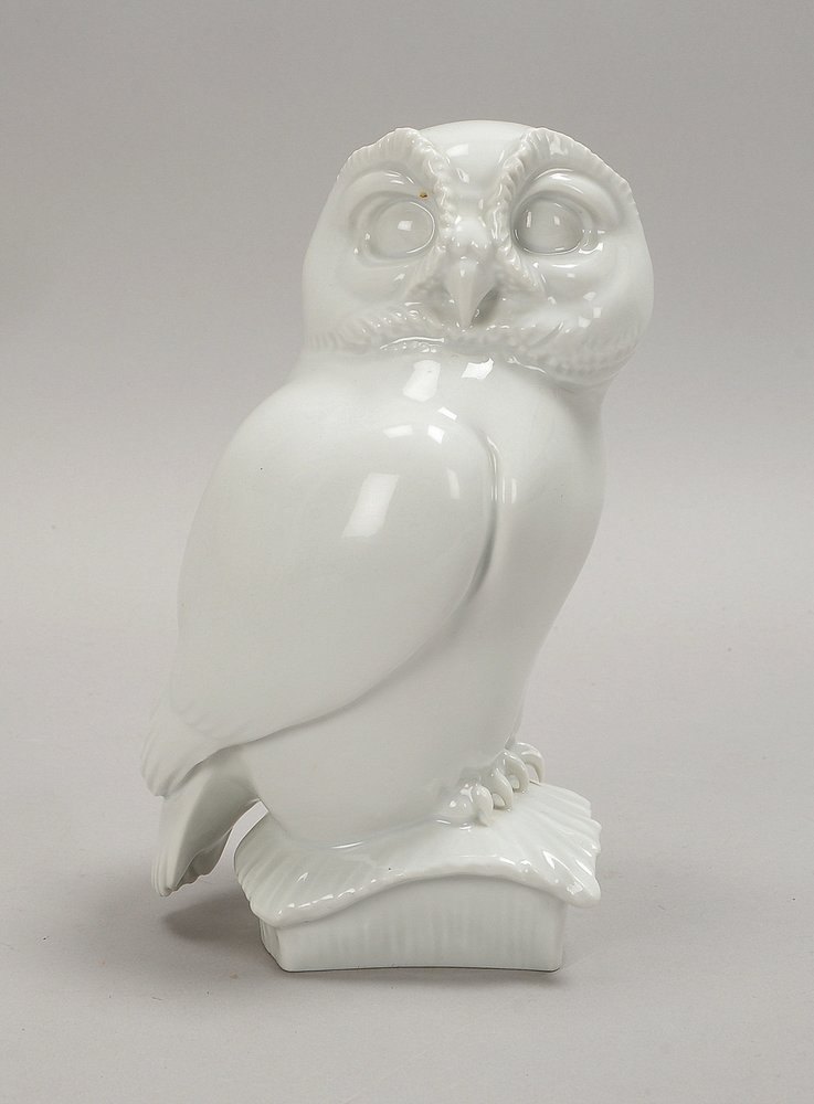 Meissen, Porz.-Figur, 'Käuzchen', Modellnr. '1192', Form-Nr. '77248', Entw. Max Esser