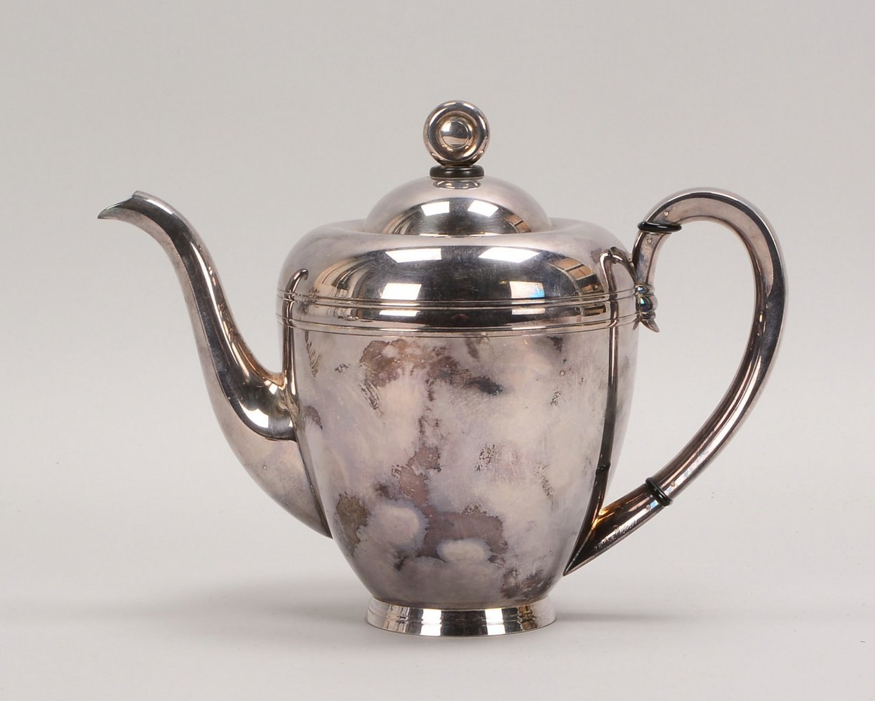 Villeroy & Boch, Teekanne, 925 Sterlingsilber, Entw. Paloma Picasso; Gew. 908 g