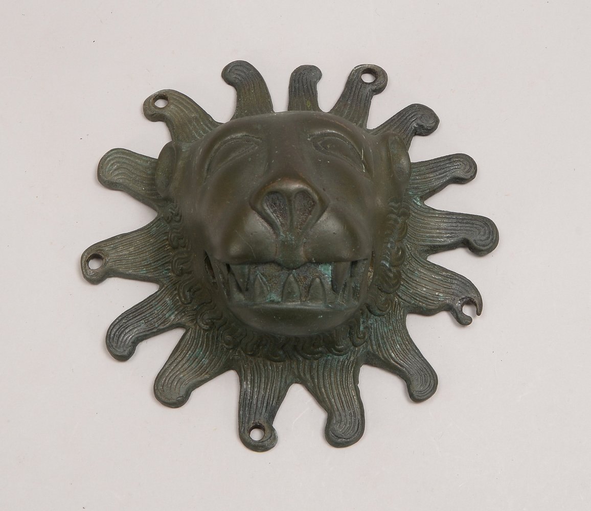 Engelin, Karl Heinz (zugeschr.), Bronze-Türklopfer ('Löwenkopf') - ohne Ring; Höhe 22 cm