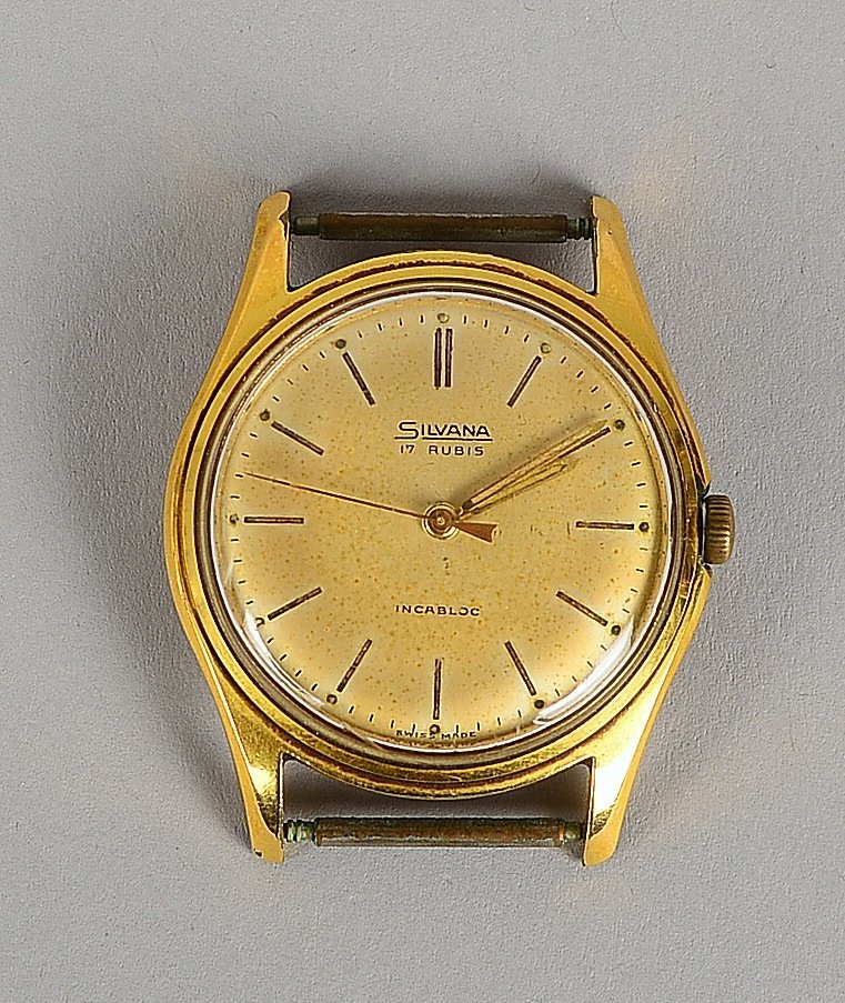 HAU (Schweiz), Silvana, Handaufzug, Stahlgeh./ohne Armb. - läuft an; Ø 33 mm