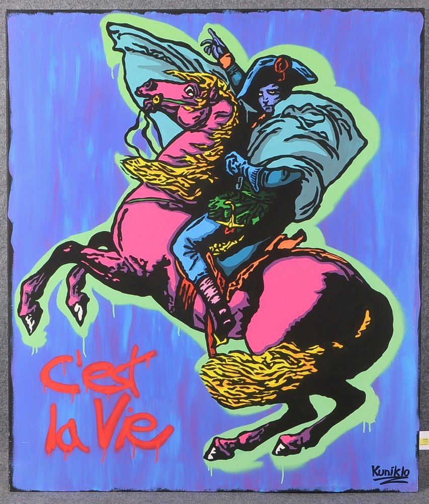 Ceply, Alexander (Kuniklo), 'C'est la vie', Giclée/Lw, Aufl. '5/120', 2-fach sign./bet.