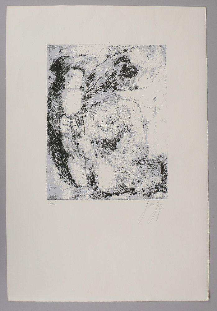Grass, Günter, Lithogr. - Titel unbek./1, limit. Aufl., sign./dat.; Blattmaße ca. 59 x 78 cm