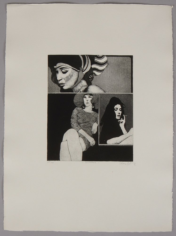 Böttger, Klaus, 'Erwartung', Radierung mit Aquatinta, limit. Aufl., sign./dat. '1969'