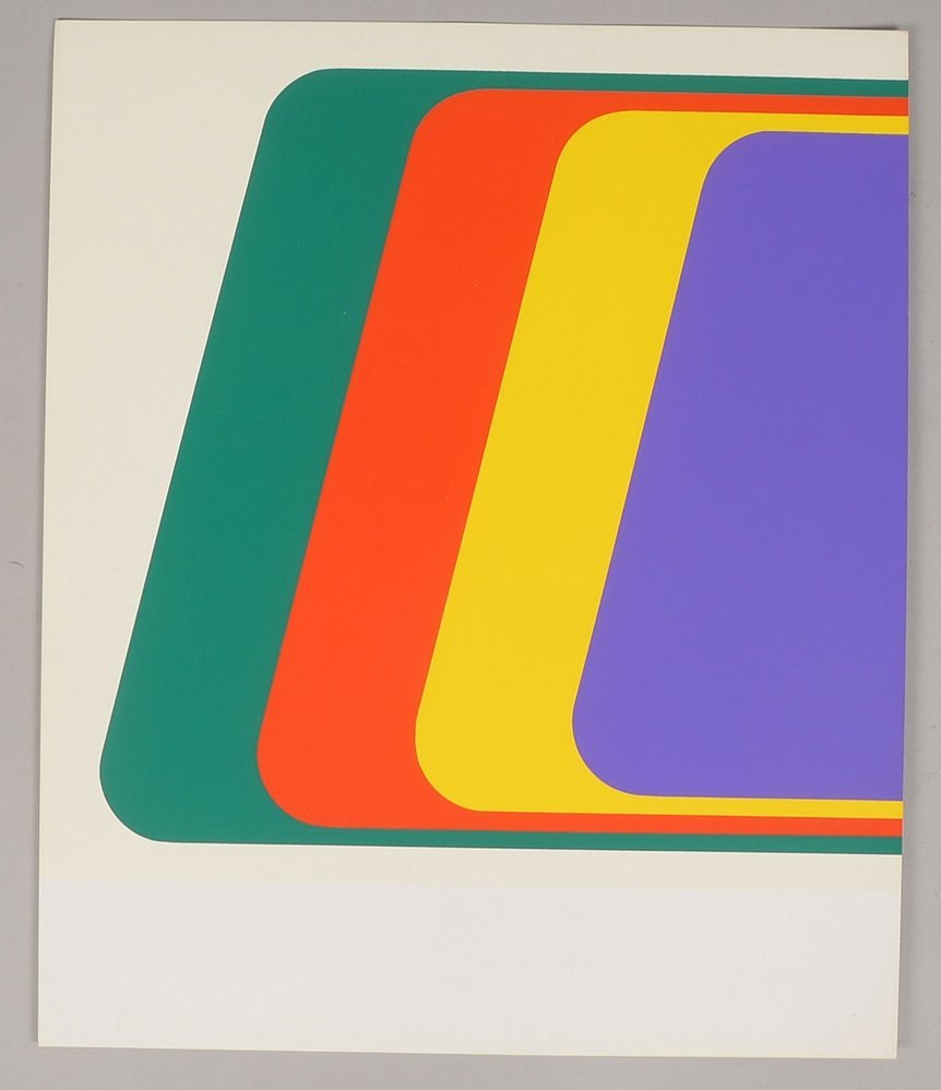 Hinman, Charles, 'Konkrete Kunst/1', Farbserigr., Jahr/Aufl. unbek.; Blattmaße ca. 36 x 30 cm