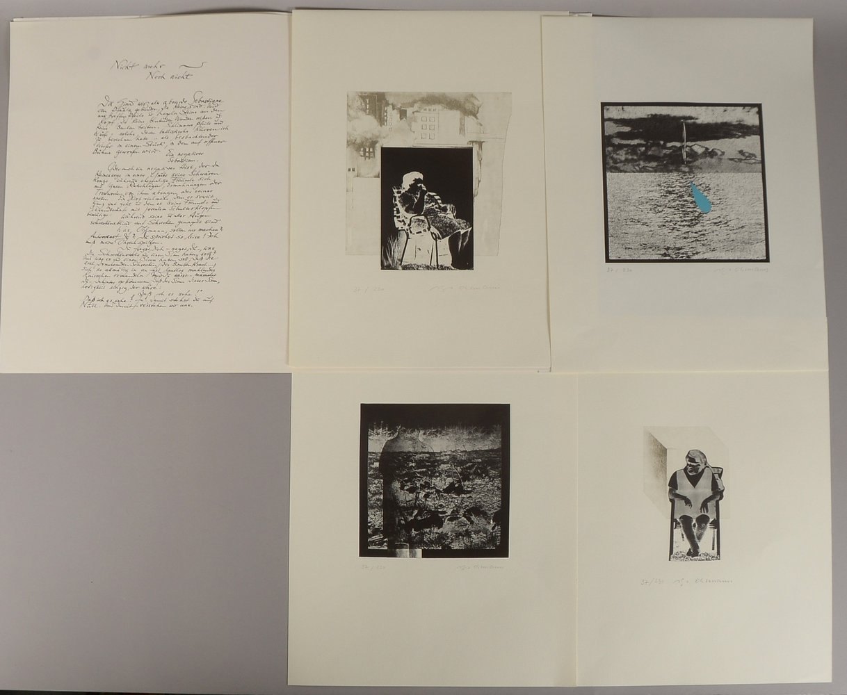 Ohlmann, Aloys, Künstlermappe, 4x Serigr., limit. Aufl., sign./dat.; Blattmaße 50 x 38 cm