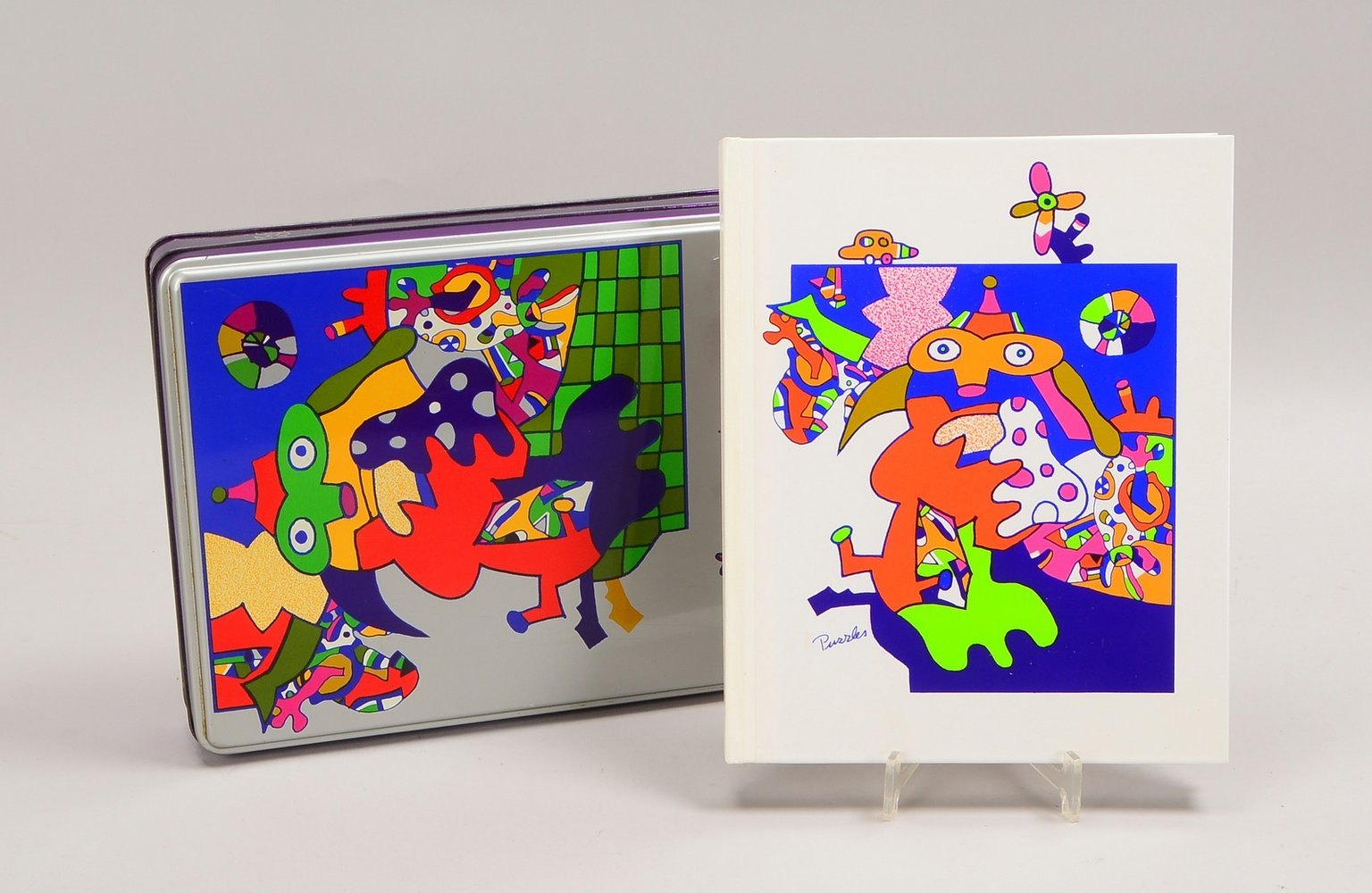 Alt, Otmar, Künstler-Bildband, 'Puzzles' - guter Zustand, mit orig. Blechbox