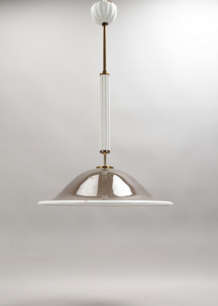 Barovier & Toso/Murano, Deckenlampe, Glas/Metall; Abhänghöhe 87 cm, Ø 57 cm