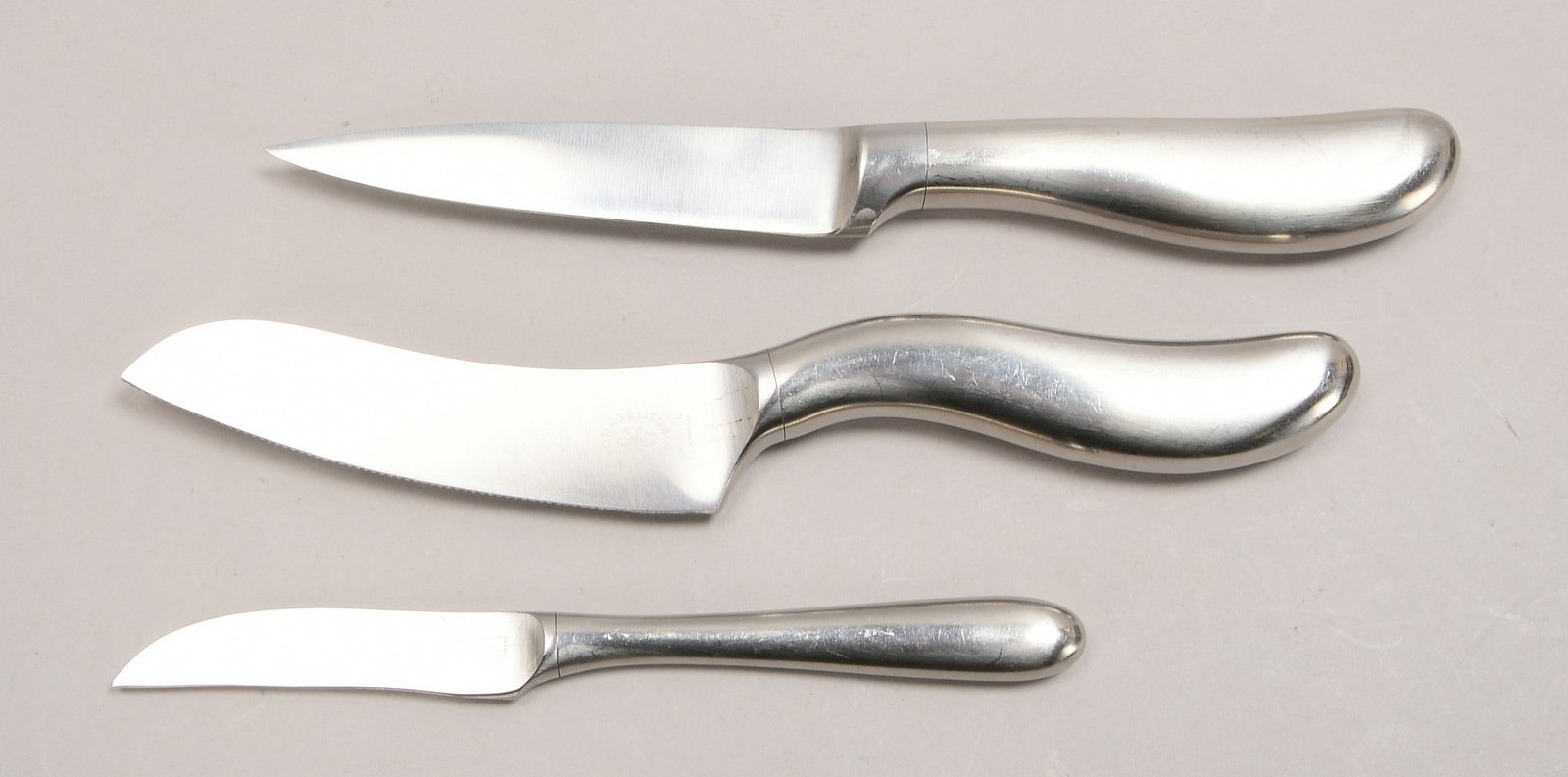 3-tlg. Küchenmesser-Set (Serie 'Maestro'), Chromnickel-Stahl '18/8', versch. Kl.