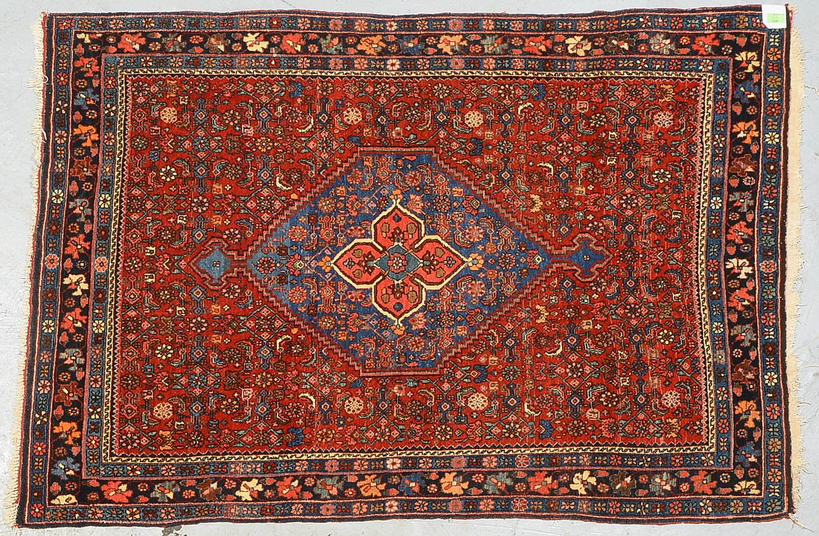 Bidjar-Brücke, feine Kn., guter Zust.; Maße 163 x 112 cm (stellenw. leichte Gebrauchssp.)