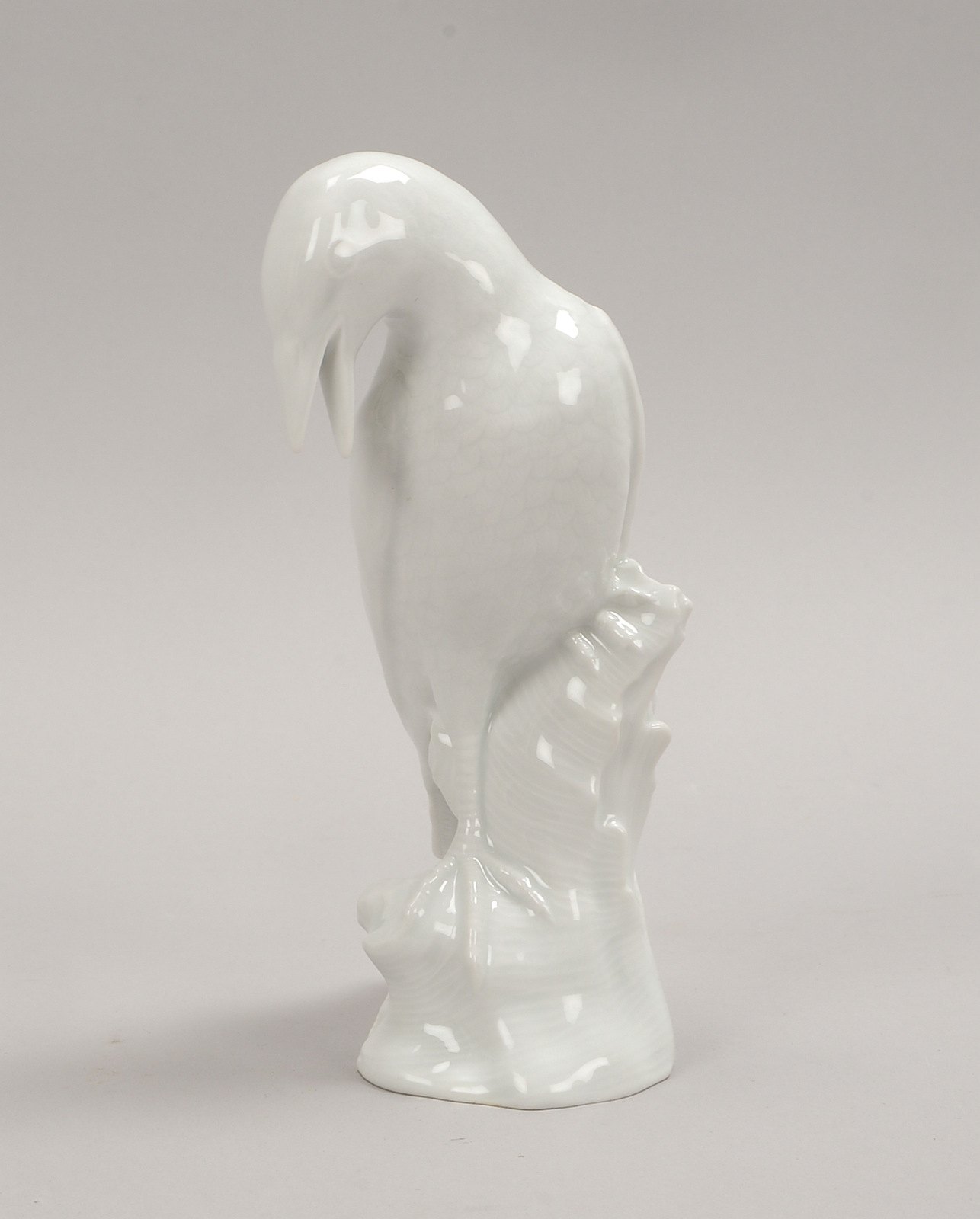 KPM Berlin (I. Wahl), Porz.-Figur, 'Specht', Entw. Joh. Baptist Pedrozzi; Höhe 17 cm