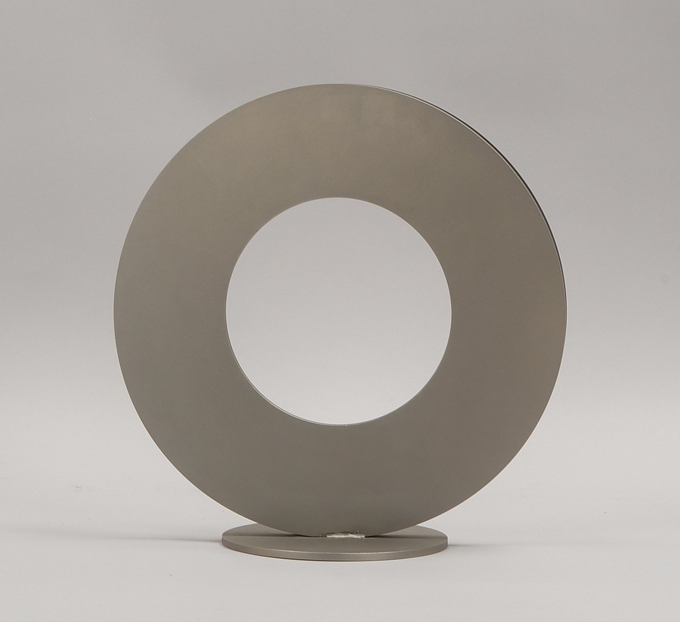 Heidtmann, B., Metallskulptur, 'Abstrakt', Edelstahl, monogr./numm.; Höhe 30 cm