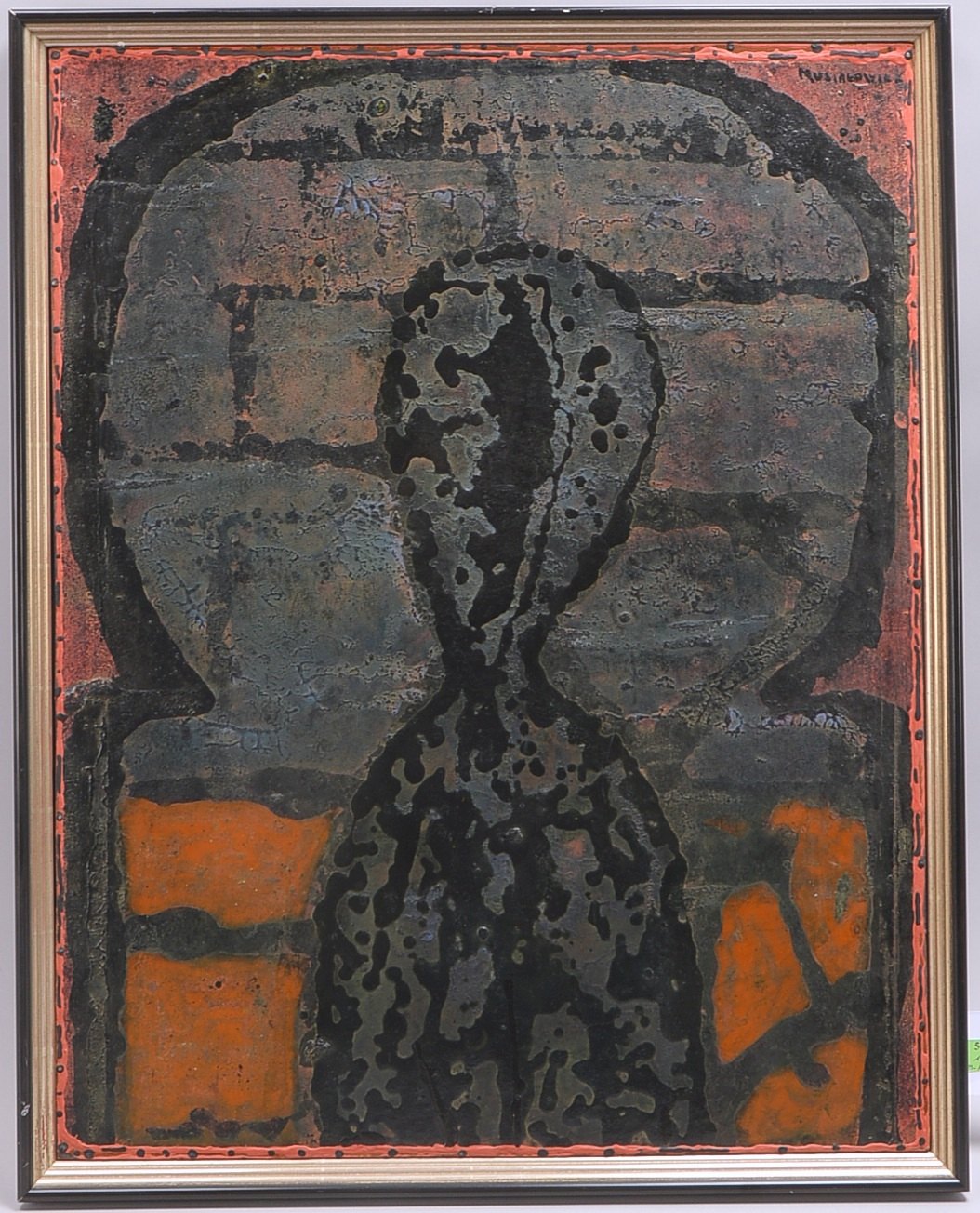 Musialowicz, Henryk, 'Reminiscencje', Mischtechn./Hf, mehrf. sign./dat. und bet.