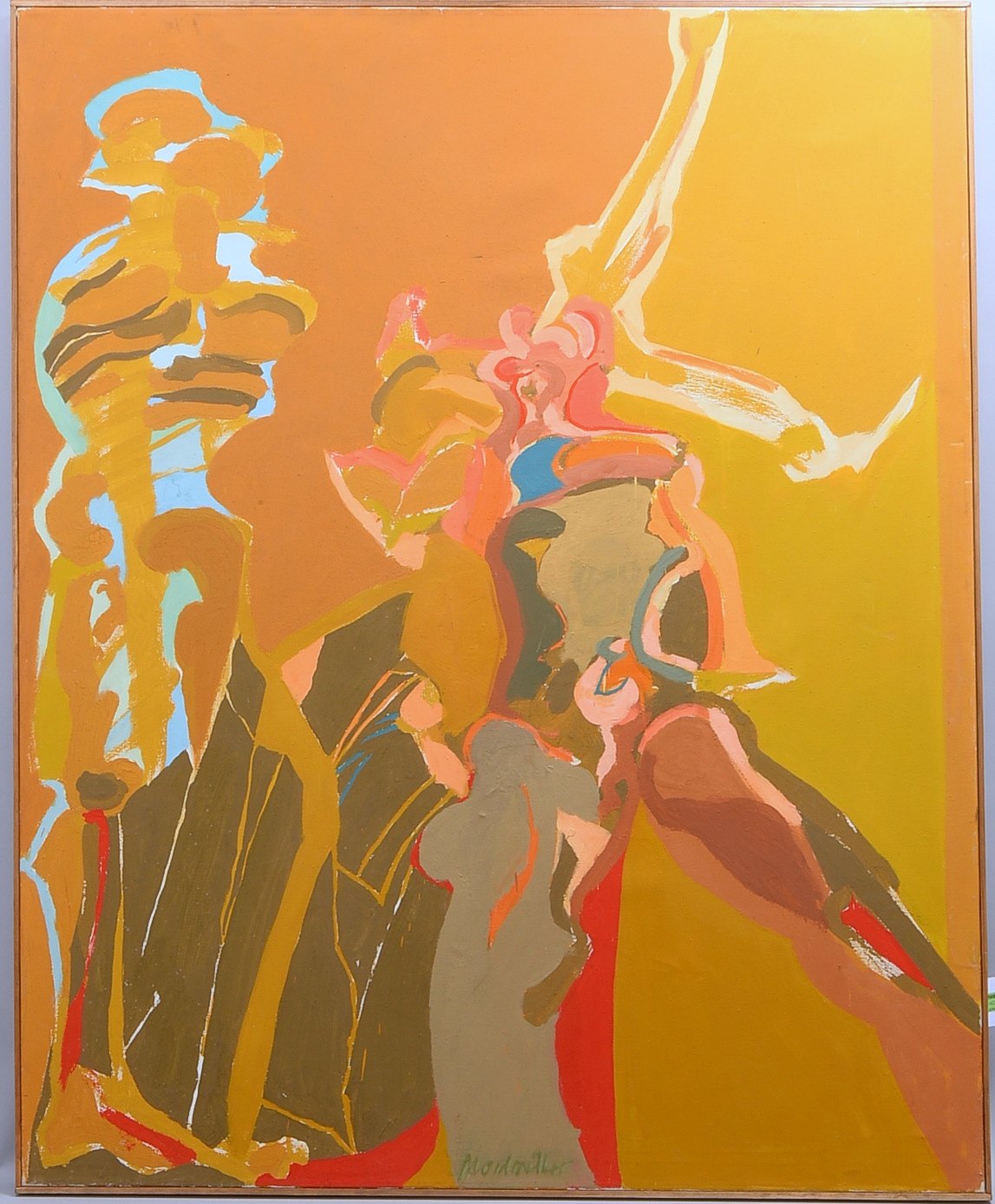 Mordmüller, Prof. R.G., 'Artisten', Öl/Lw, unten mittig sowie verso sign./dat. (19)'69'