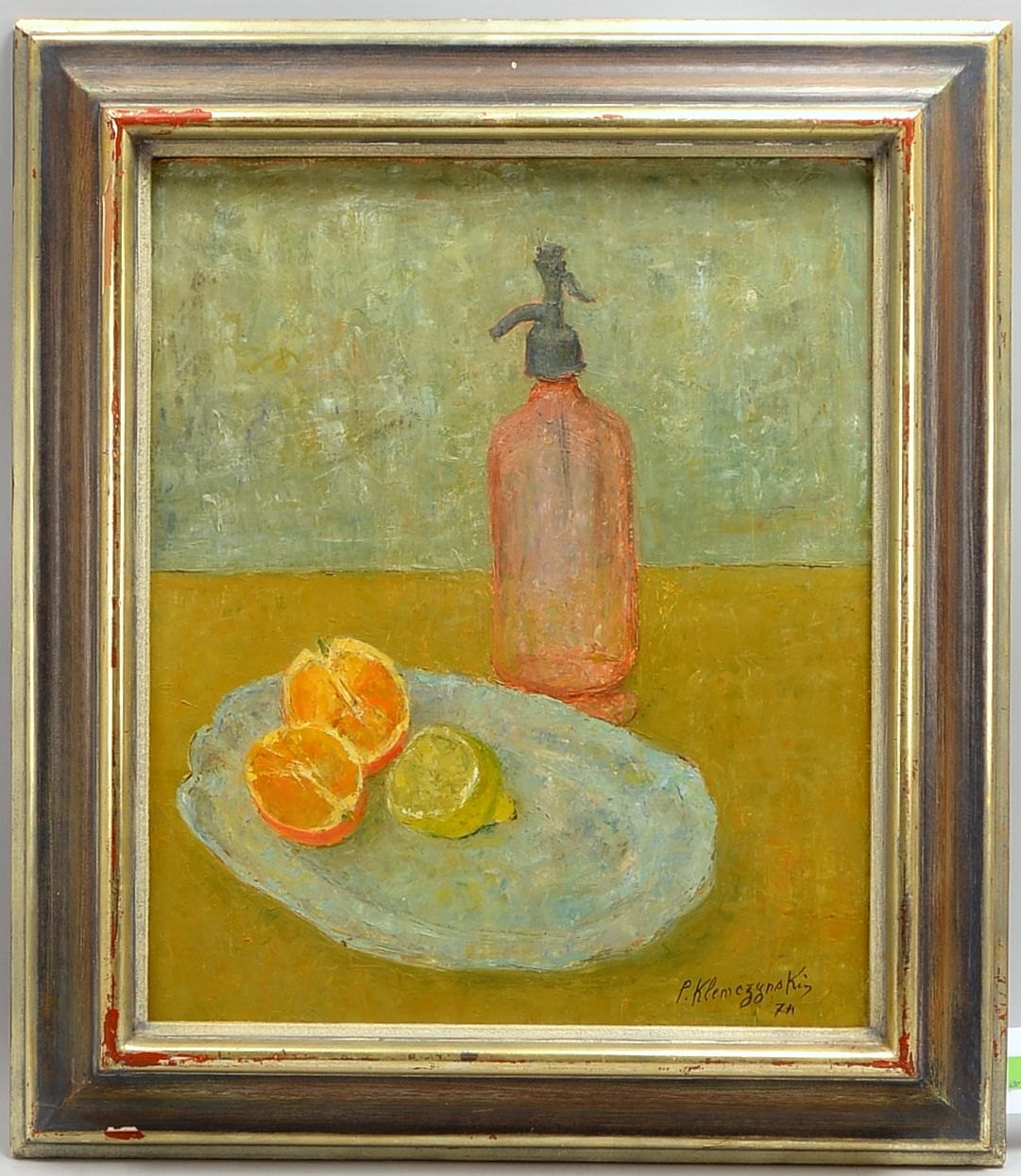 Klemczynski, Pierre, 'Stillleben mit... Zitrusfrüchten', Öl/Lw, unten re. sign./dat. (19)'74'