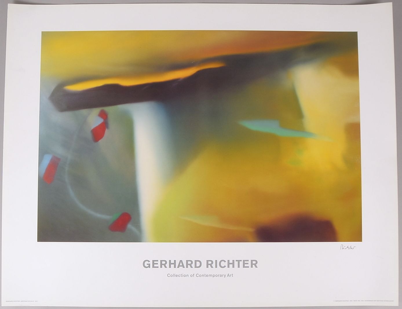 Richter, Gerhard, 'Abstraktes Bild 1977', Farboffset (1991), sign.; Maße ca. 70 x 90 cm