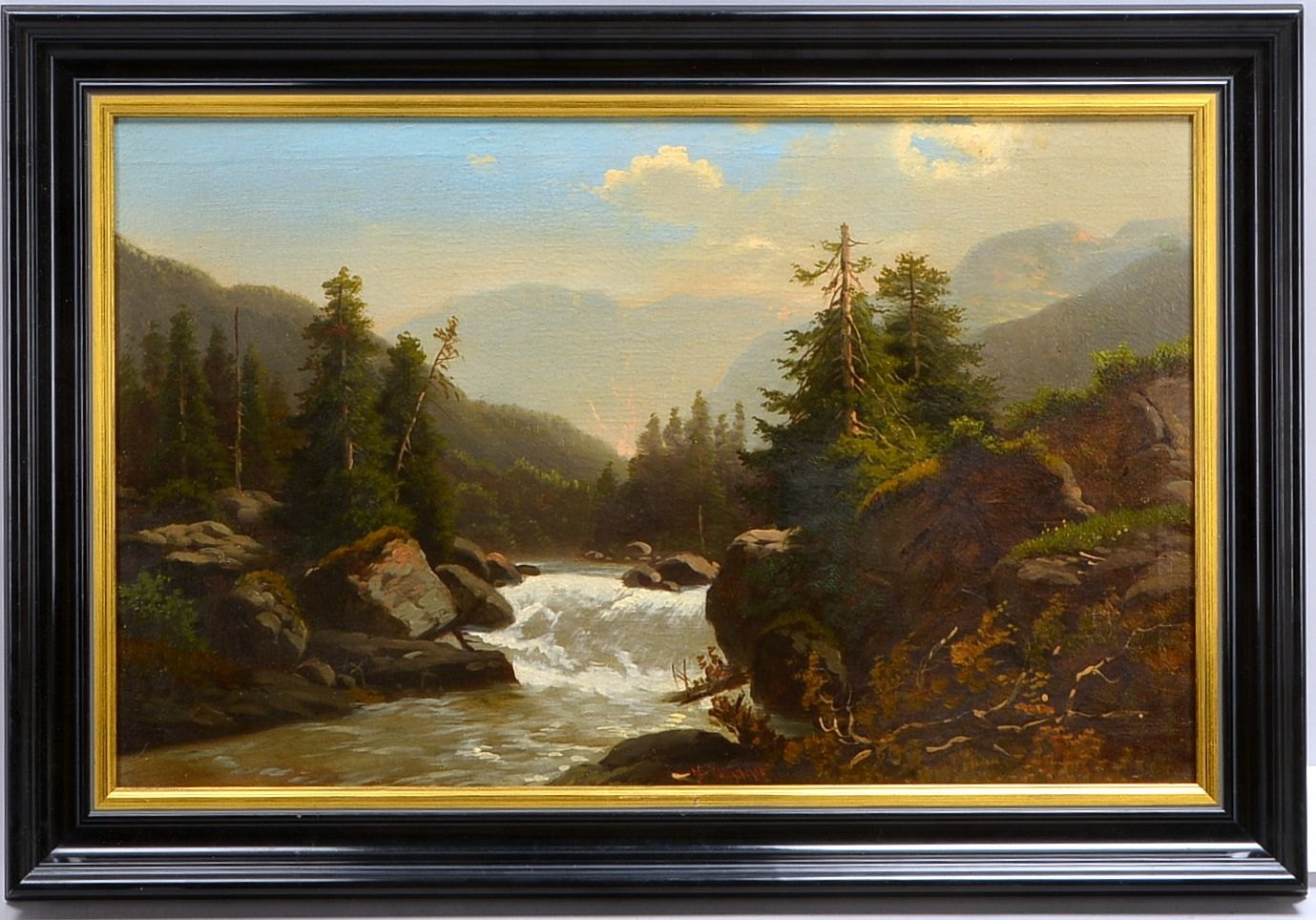 Klingsbögl, Hermann, 'Eschtal', Öl/Lw, unten mittig sign.; Rahmenmaße 46 x 68 cm