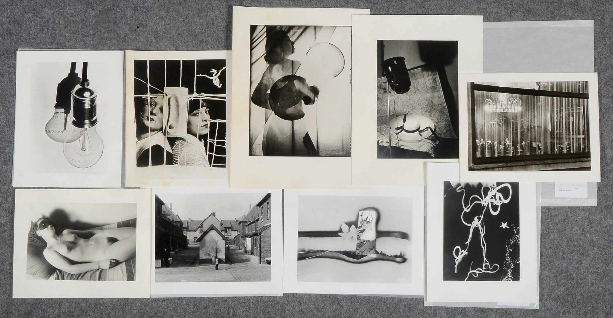 Künstler-Fotoabzüge (aus Griffelkunst-Slg.), versch. Künstler-Nachlässe, bez./dat.