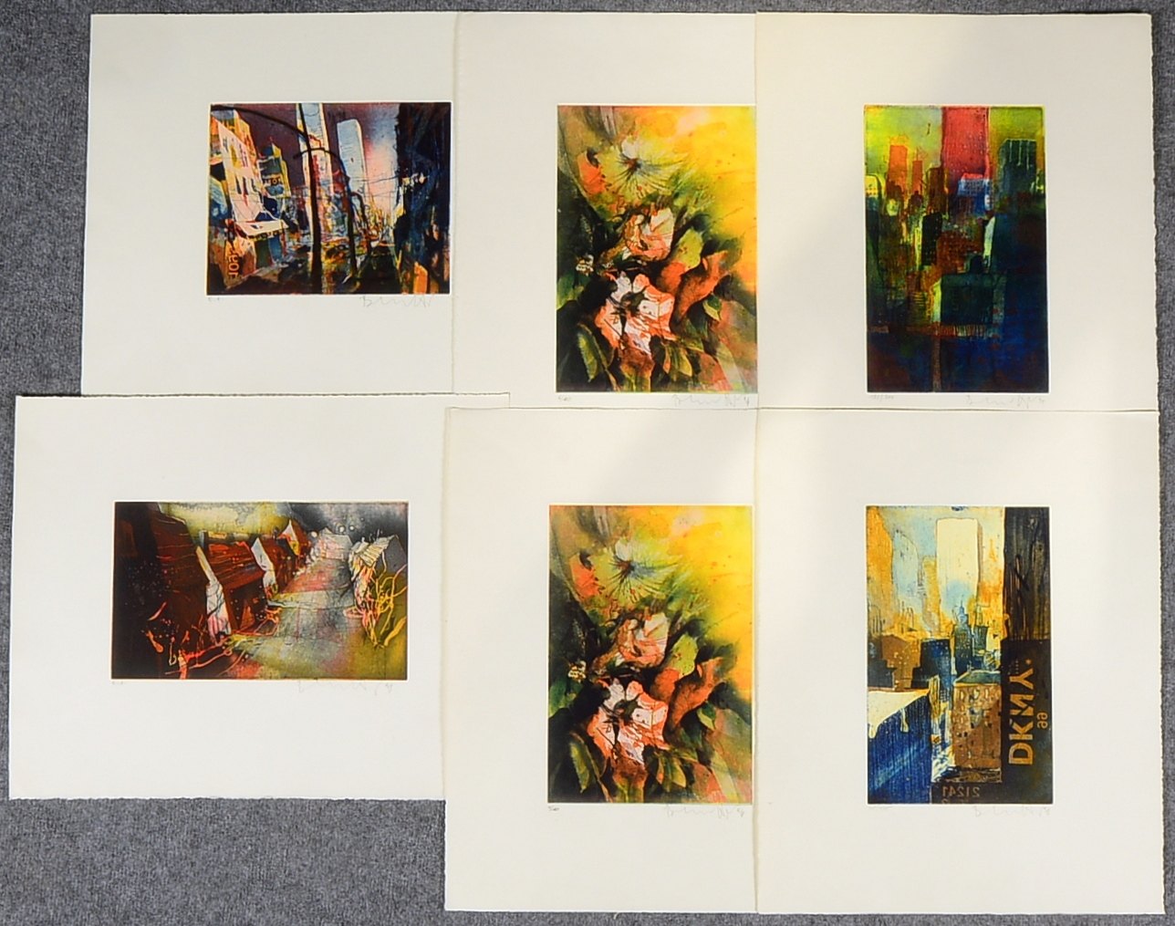 Vogel, Bernhard, 'Mörbisch', Farbrad., sign./dat., ungerahmt; Blattmaße 40 x 50 cm