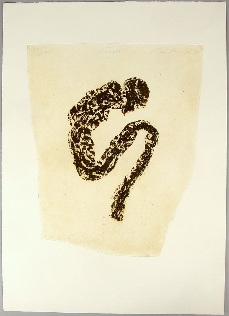 Brodwolf, Jürgen, 'Figur', Radierung mit Aquatinta, Aufl. 100, numm./handsign.