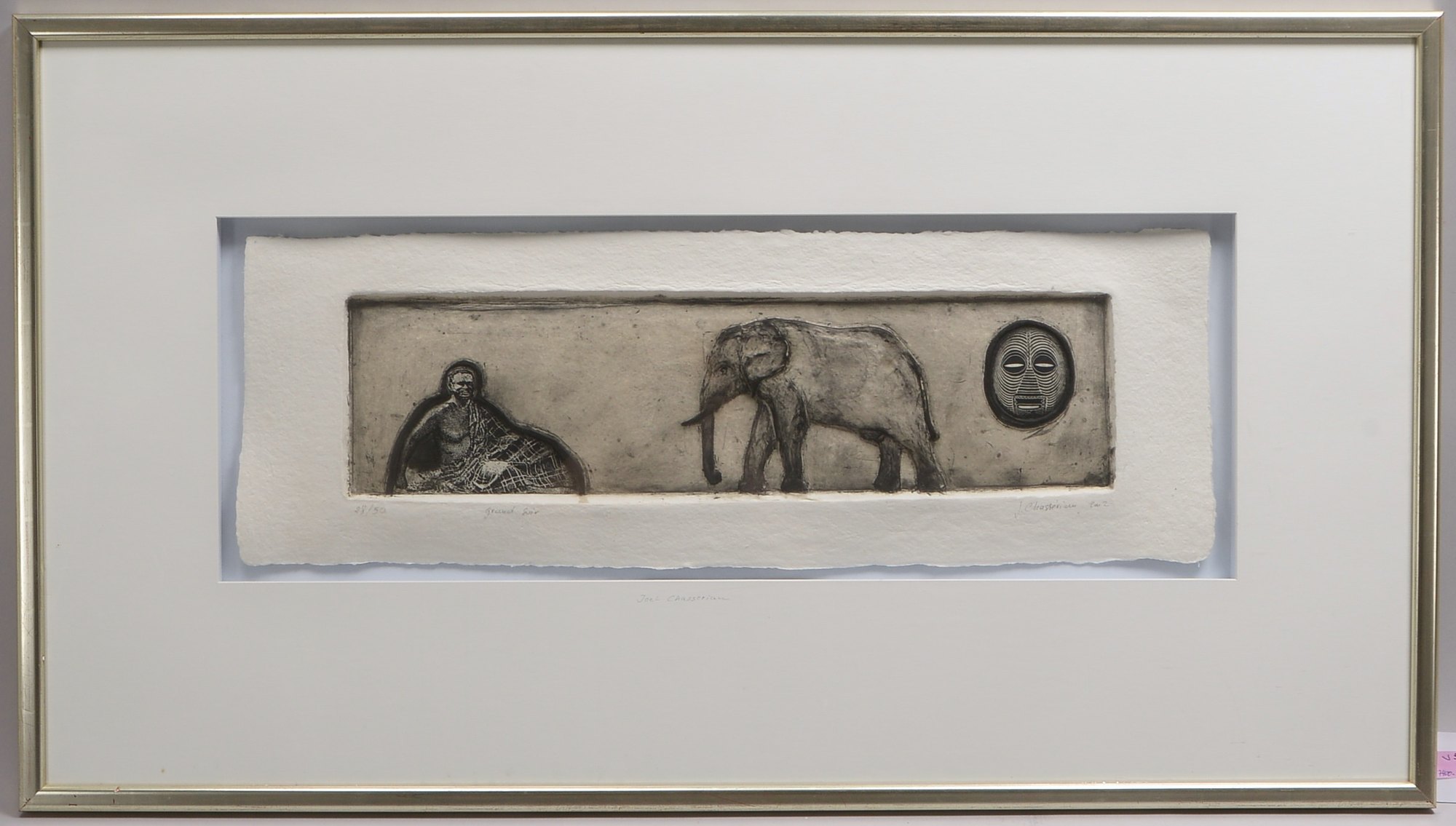Chasseriau, Joël, 'Grand Soir', Prägedruck, Aufl. '28/50', sign./dat. '2002', unter PP