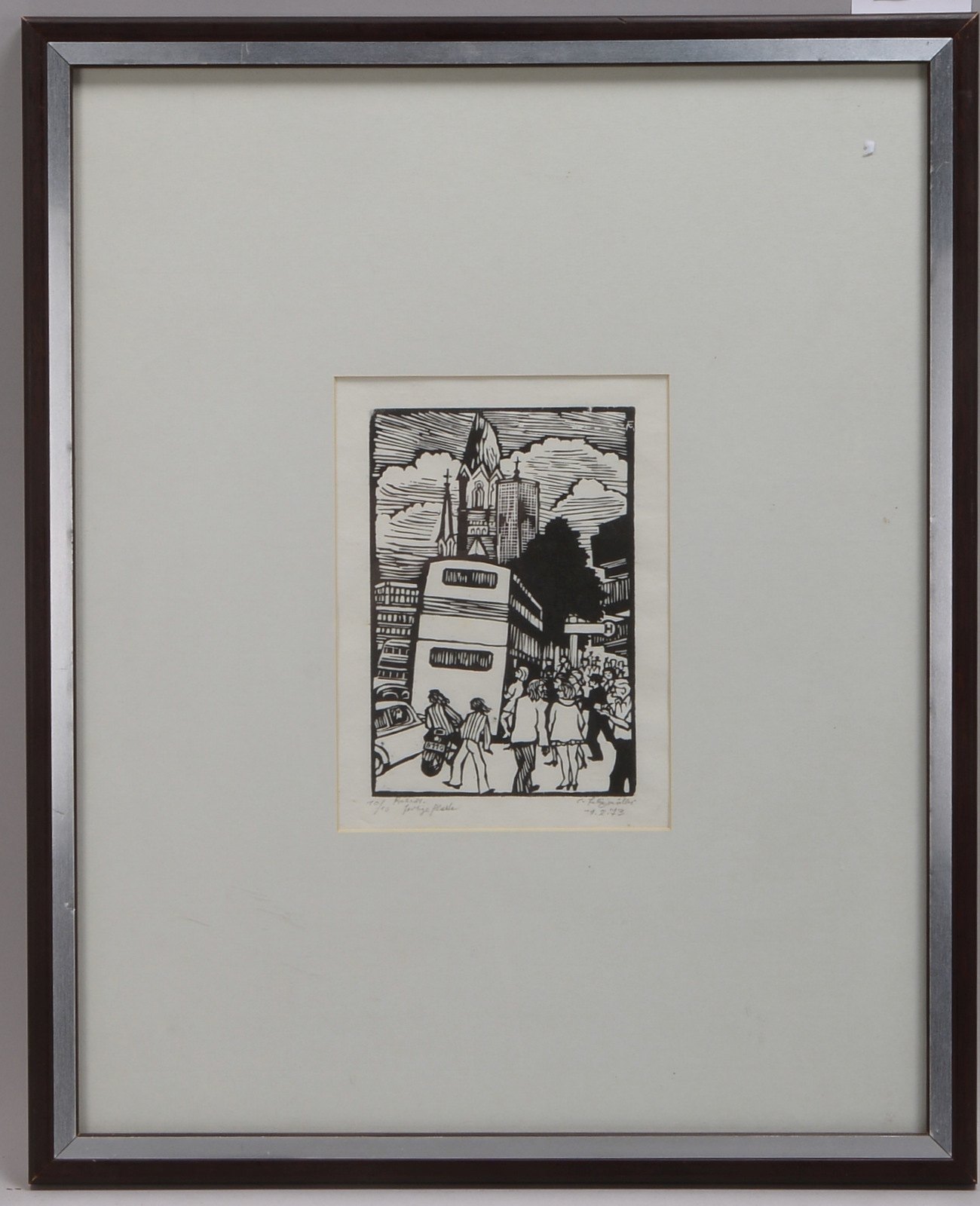 Felixmüller, C., 'Als ich das erste Mal...', Holzschn./Japan, Aufl. '10/10', sign./dat. (19)'73'