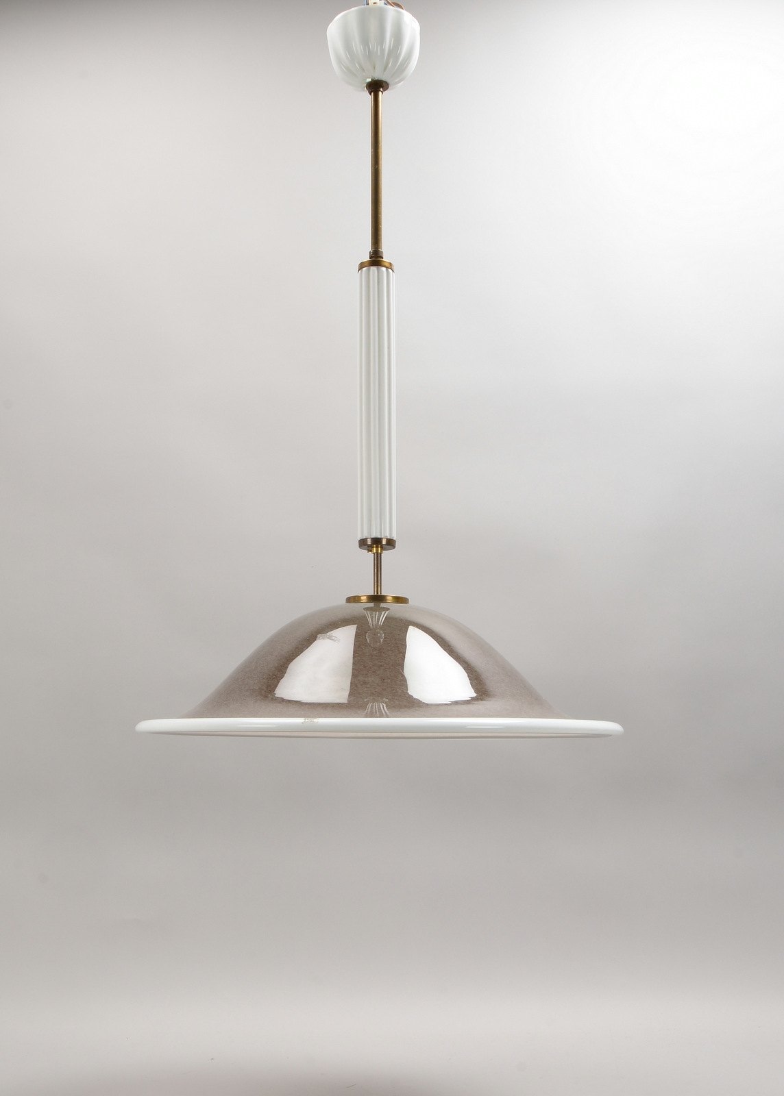 Barovier & Toso/Murano, Deckenlampe, Glas/Metall; Abhänghöhe 87 cm, Ø 57 cm