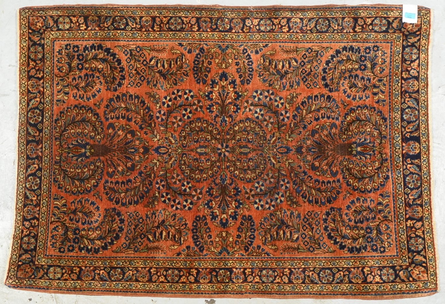 Sarough (US-Reimport), alt, mittelfeine bis feine Knüpfung - Flor in gutem Zustand
