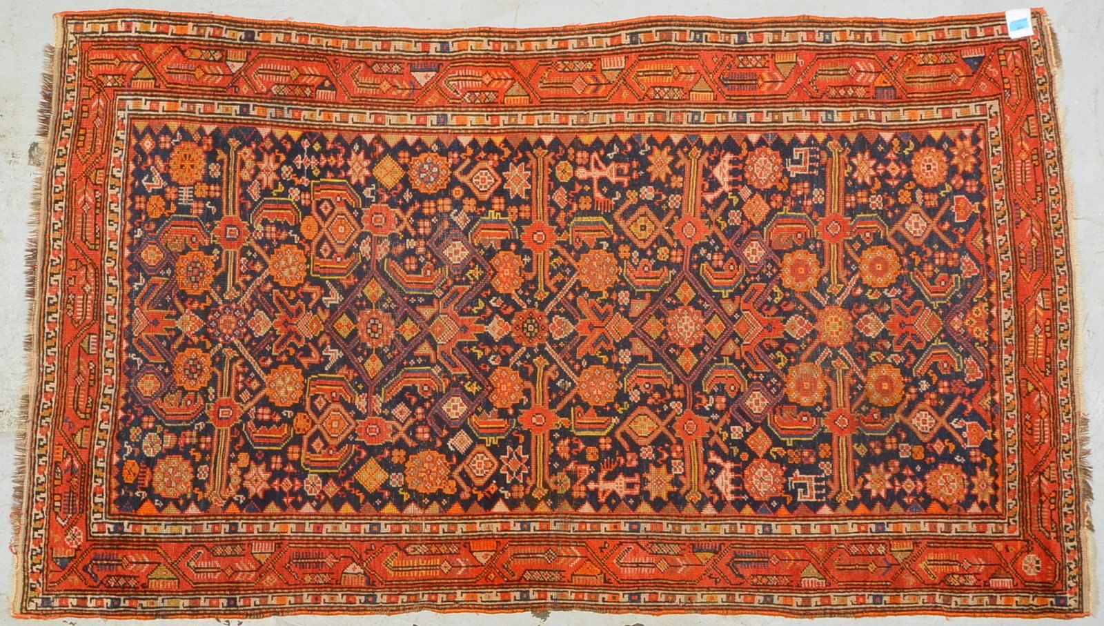 Malayer, älter, Maße 210 x 120 cm (mit Gebrauchsspuren und kl. Restaurationen)