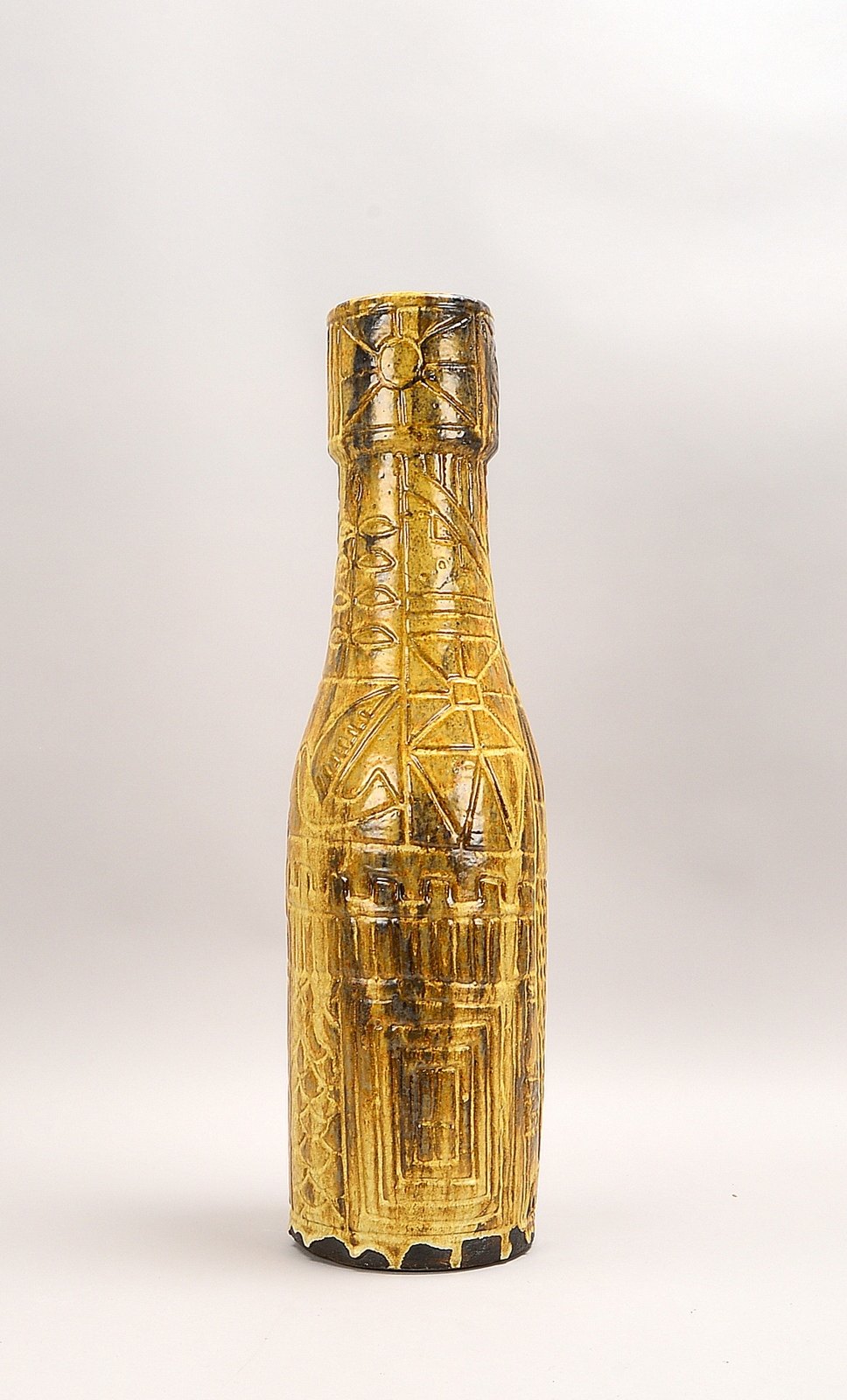 Liebenthron, Gerhard (1925 Neustrelitz - 2005 Bremen), Künstlerkeramik, Vase mit Ritzdekor