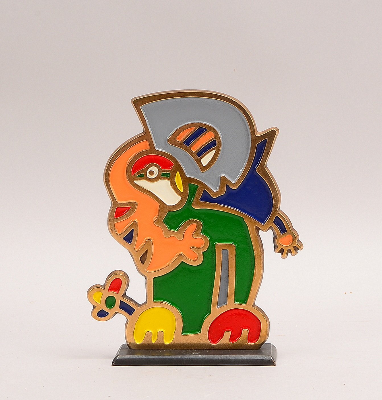 Alt, Otmar (*1940 Wernigerode), Bronzeskulptur, 'Tierfiguren', '19/499', sign.