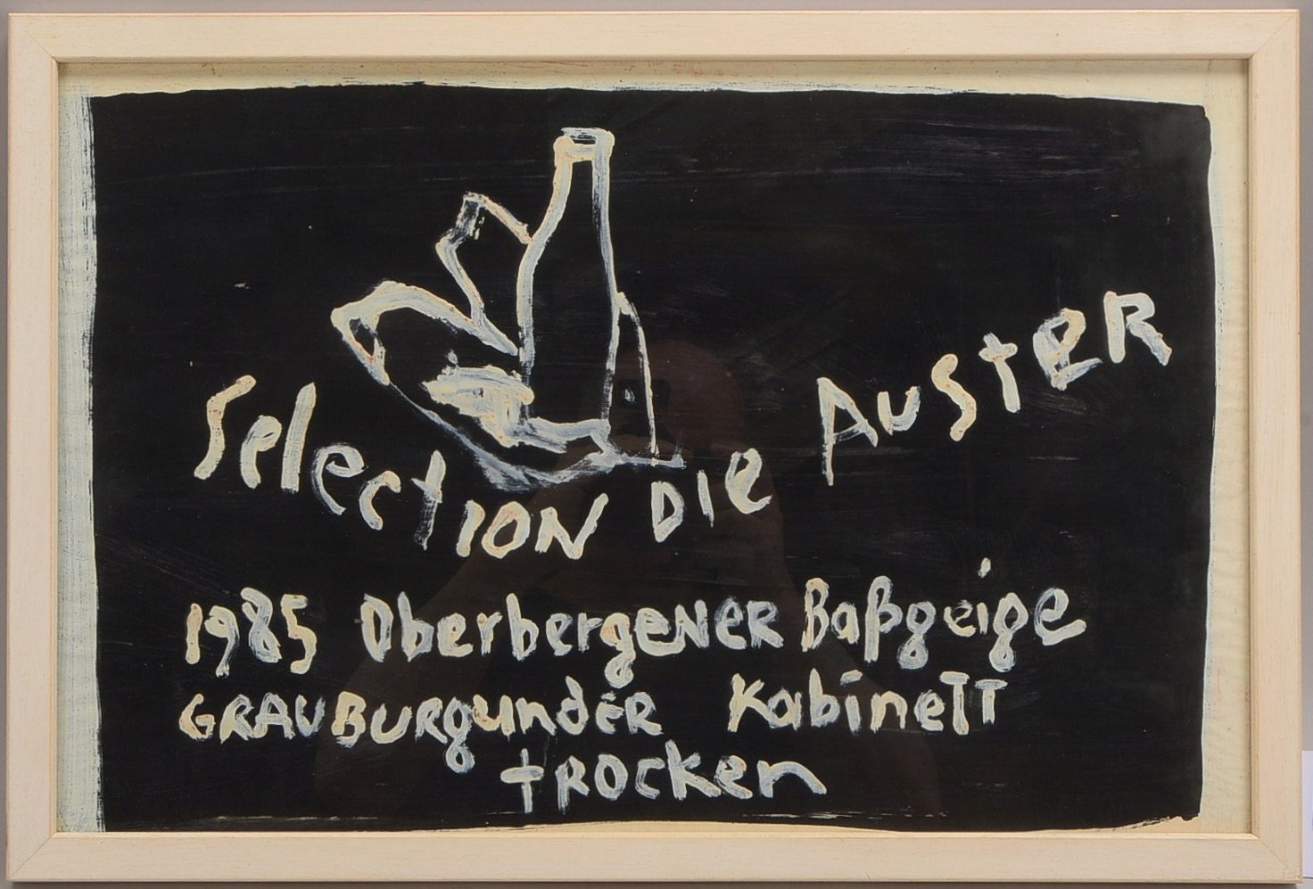 Schwontkowski, Norbert (1949 - 2013, Bremen), 'Weinetikett - Selection die Auster'