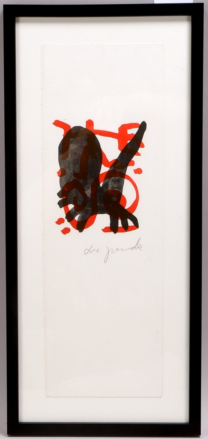 Penck, A.R. (1939 Dresden - 2017 Zürich), 'O.T.', Farblithografie/Bütten, bleisigniert
