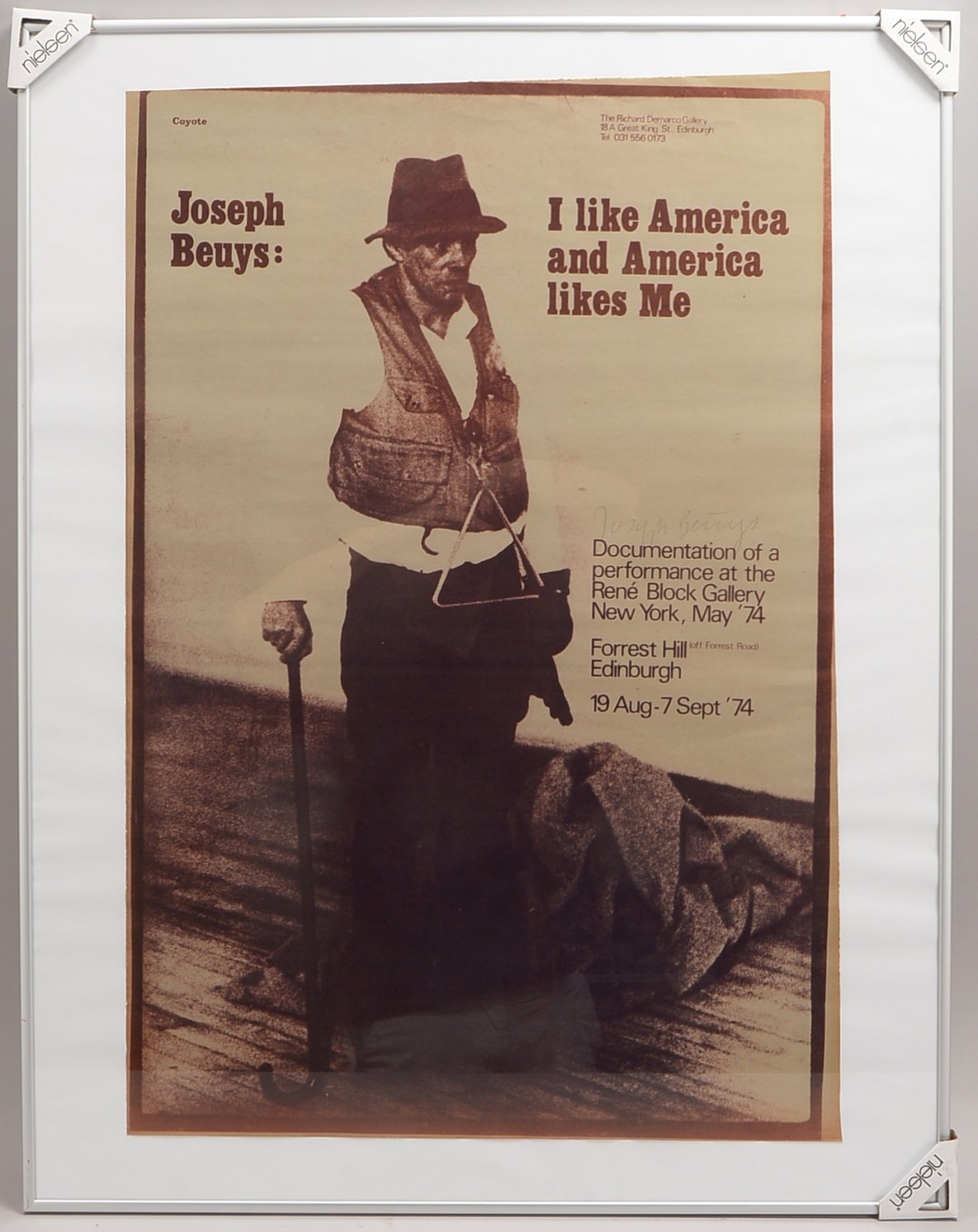 Beuys, Joseph (1921 Krefeld - 1986 Düsseldorf), 'I like America and America likes me'