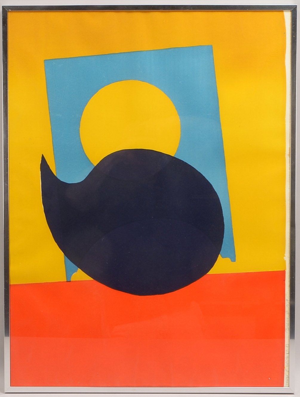 Wurster, Bruno (1939 - 2003, Bern), 'Farbkomposition', Farbserigrafie, 'E.A.', signiert