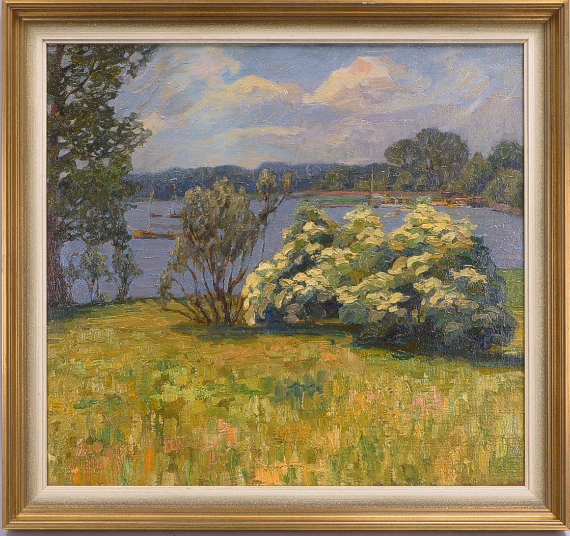 Dorn, Ernst (1889 Neustadt/Coburg - 1927 München) zugeschr., 'Seenlandschaft'