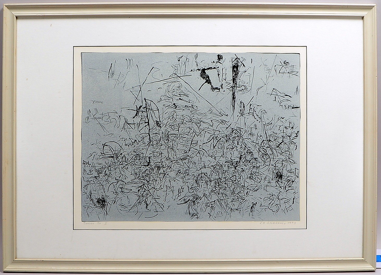 Greune, Karl Heinrich (1933 Braunschweig - 2023 Bremen), 'Tieu Ti II', Farblithografie