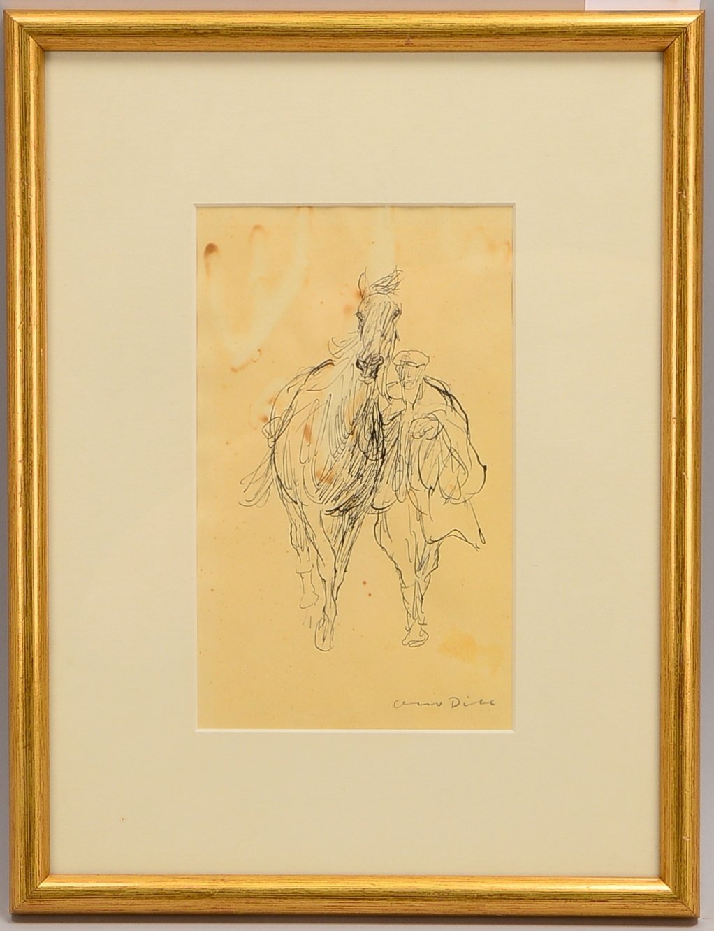 Dill, Otto (1884 Neustadt/Weinstraße - 1957 Bad Dürkheim), 'Nach dem Rennen'