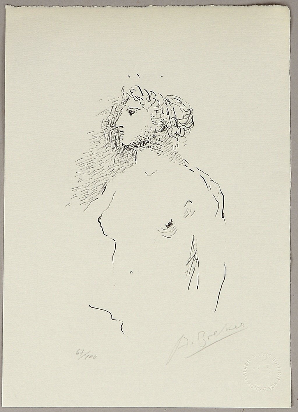 Breker, Arno (1900 Elberfeld - 1991 Düsseldorf), Lithographie, handsigniert