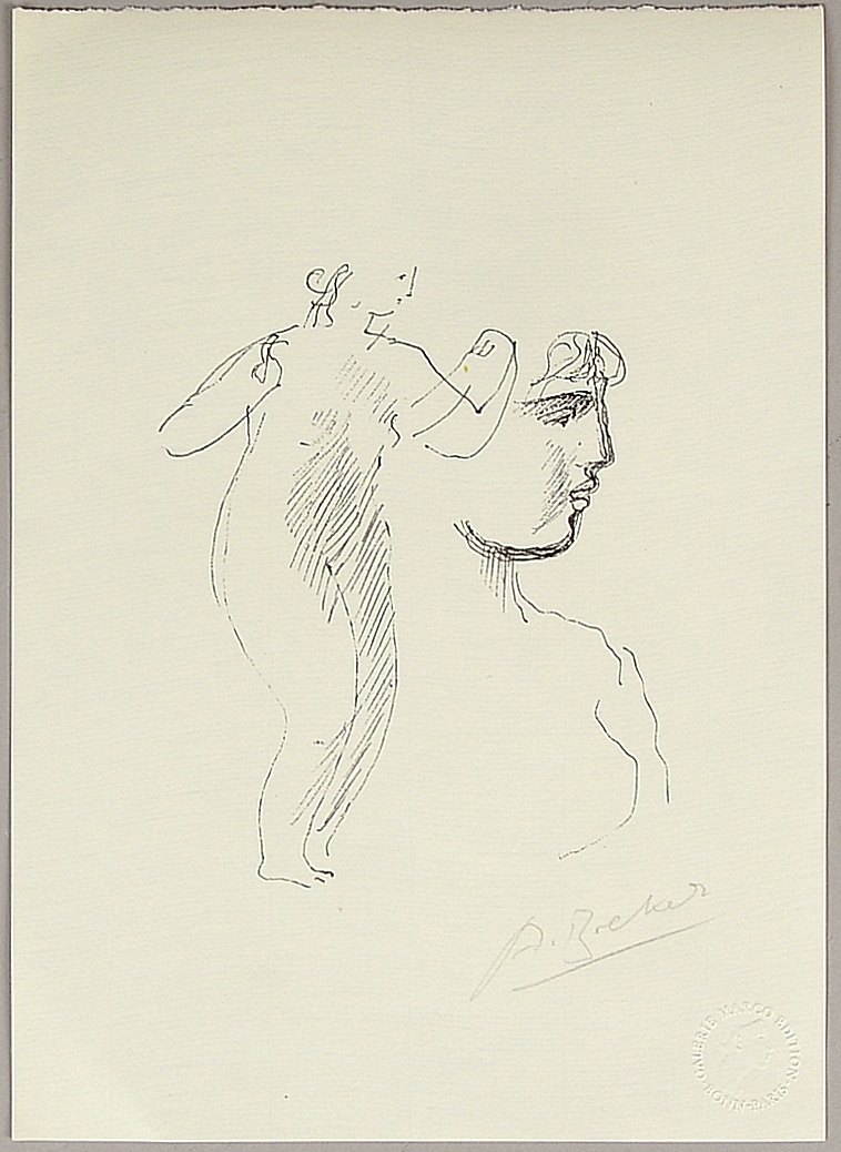 Breker, Arno (1900 Elberfeld - 1991 Düsseldorf), Lithographie, handsigniert