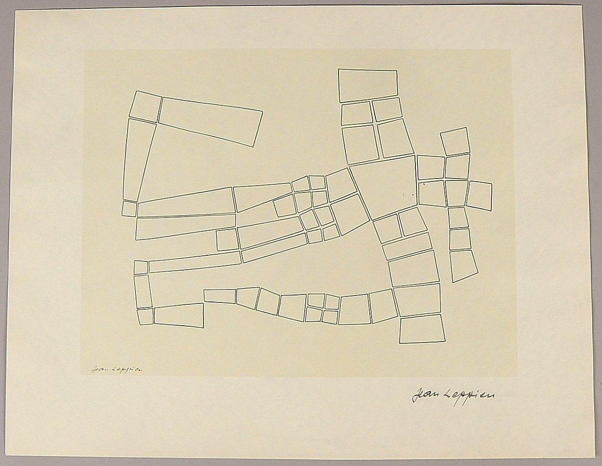 Leppien, Jean (1910 Lüneburg - 1991 Courbevoie), 'Disegni (10)', Lithografie, bleisign.