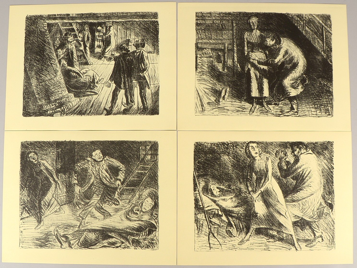 Barlach, Ernst (1870 Wedel - 1938 Rostock), 34x Lichtdrucke, 'Der Arme Vetter'