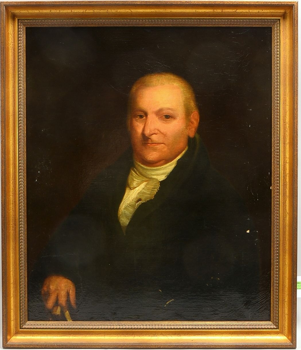 Gemälde (um 1880), 'Adelsportrait', Öl/Lw, unsign.; Rahmenmaße 86 x 73,5 cm
