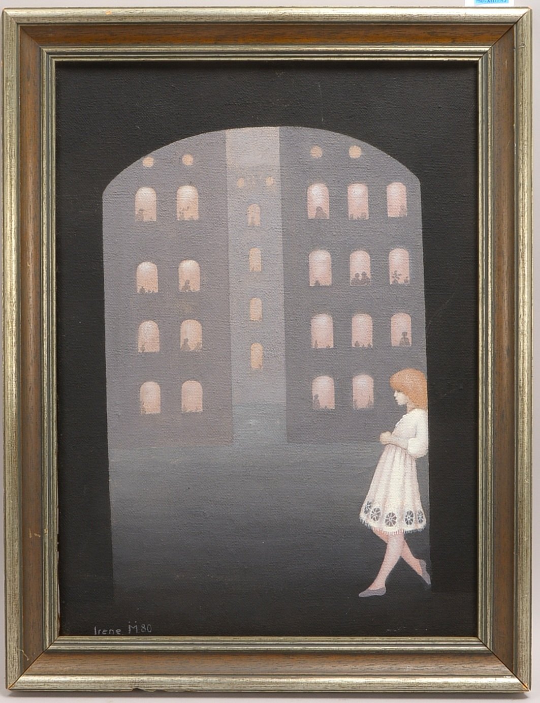 Müller, Irene (1941 - 2024, Gütersloh), 'O.T.', Öl/Lw, unten rechts sign./dat. (19)'80'