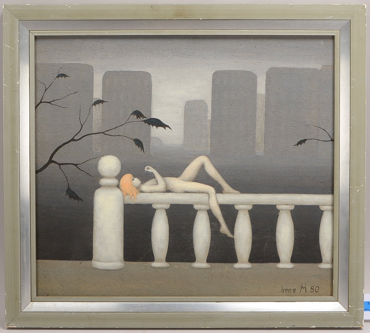 Müller, Irene (1941 - 2024, Gütersloh), 'O.T.', Öl/Lw, unten rechts sign./dat. (19)'80'