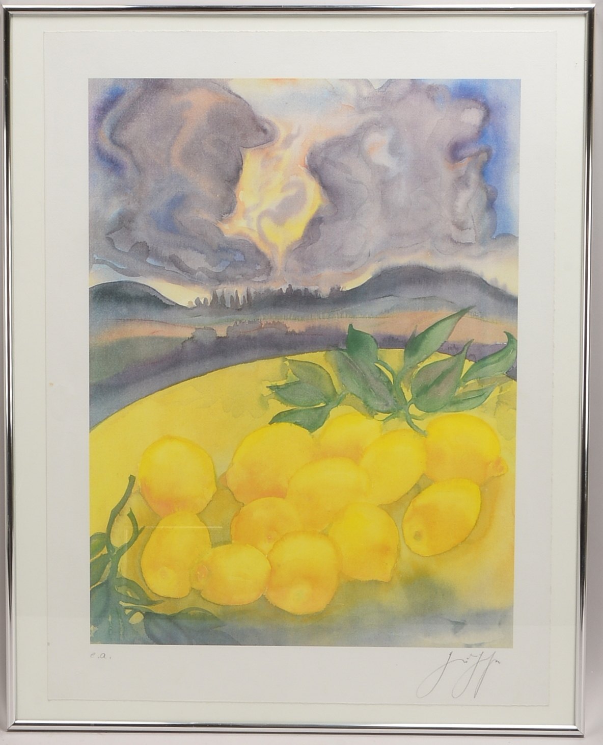 Grass, Günter (1927 Danzig - 2015 Lübeck), 'Zitronen', Farblithografie, 'e.a.', bleisign.